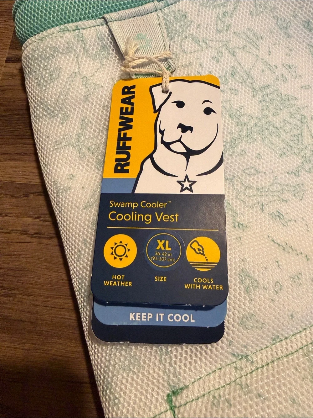 Ruffwear Swamp Cooler Dog Vest, Sage Green, XL